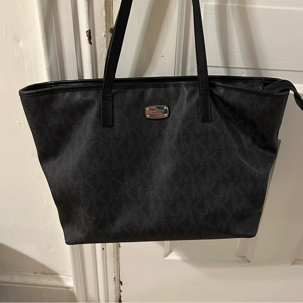 Large Michael Kors tote bag BLACK